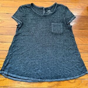 Justice Charcoal Heather Tee